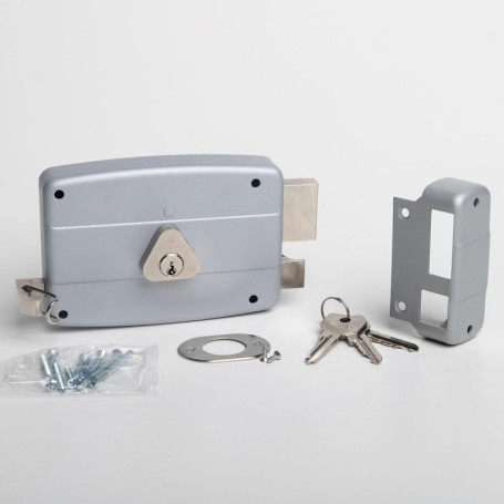Serrure CISA en Fer à Appliquer pour Portail - Sécurité Renforcée