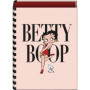 Classeur 4 Anneaux Betty Boop - Rose, Capacité 250 Feuilles