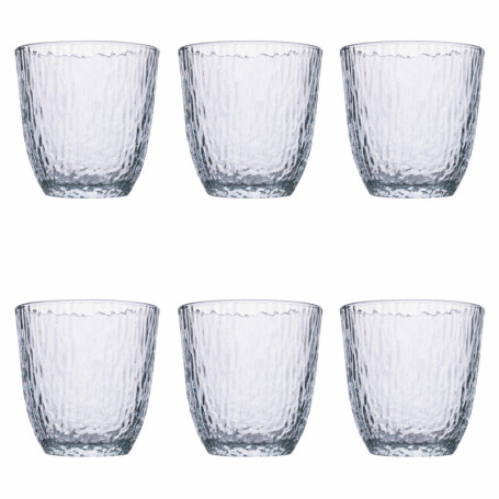 Lot de 6 verres à eau Jungle en verre transparent - Villa d'Este Home Tivoli