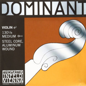 Cordes de Violon Thomastik-Infeld Dominant Nylon 1/8 E Alu