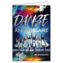 Carte d'Anniversaire Argentée pour Danseuse - Ballerine avec Enveloppe Blanche