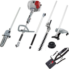 IKRA Outil Multifonctions 4en1 Thermique IBKH 33-1 pour Jardinage