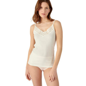 Caraco Thermolactyl Damart en Dentelle pour Femme - Élégance et Confort