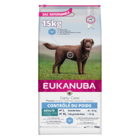 Eukanuba Daily Care Chien Adulte Grande Race Contrôle de Poids 15kg