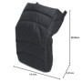 Chancelière Noir Foppapedretti pour Poussettes - Protection Hivernale