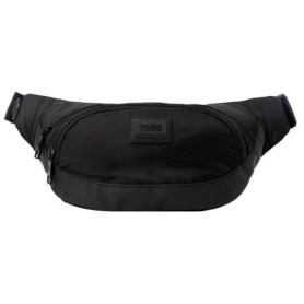 Sac Banane Totto Pompéi Noir - Élégance Urbaine et Praticité