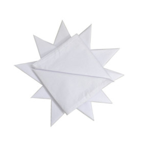 Lot de 12 mouchoirs en coton blanc pour homme - DUDU N GIRLIE