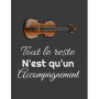 Carnet de Notes Original pour Violon - 120 Pages à Offrir