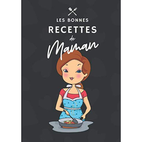 Carnet de Recettes Personnalisé pour Maman - 50 Recettes à Remplir