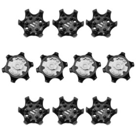 YunBey 10 Pics de Golf en Plastique Durable pour Chaussures de Golf