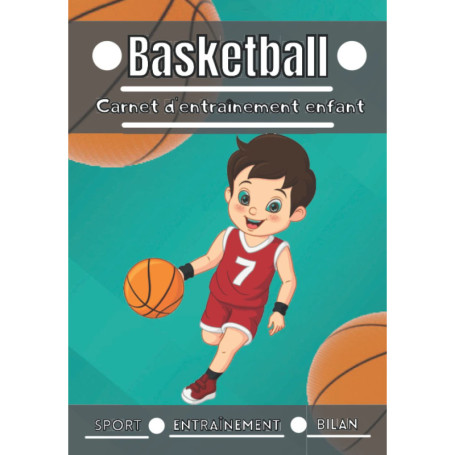 Carnet d'entraînement de Basketball pour enfants de 4 à 12 ans