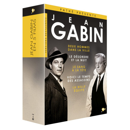 Coffret Jean Gabin : Films Incontournables - La Belle Équipe, Assassins et Plus