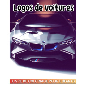 Livre de Coloriage de Logos de Voitures pour Enfants - 30 Images à Colorier