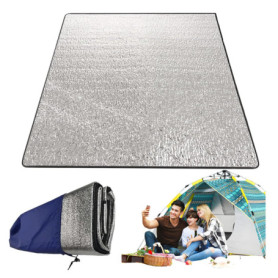 Tapis de Sol Pliable LNGJIN 200x200 cm - Isolant Ultra Léger pour Camping et Yoga