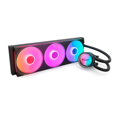 NZXT Kraken Core 360 RGB - Refroidisseur liquide AIO CPU - Radiateur 360 mm - Ventilateur monobloc 360 mm - Compatible AMD® AM5/