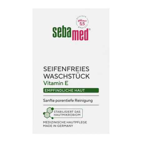 Sebamed Nettoyant Doux Voyage 50g - Peaux Sensibles avec Vitamine E