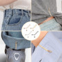 Set de 16 Pinces Resserre Pantalon Ajustables - Attaches Discrètes pour Jeans et Jupes