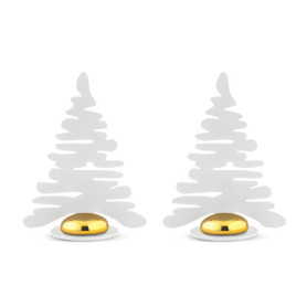 Set de Marque-Places Sapin de Noël en Acier Époxy - Alessi