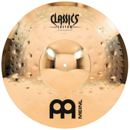 Cymbale Ride Meinl Classics Custom Extreme Metal 20 pouces - Brillante