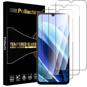 Verre Trempé Pollachi pour Cubot A40 - Lot de 3 Protecteurs d'Écran Anti-Rayures