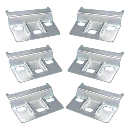 Supports Muraux en Fer pour Armoires de Cuisine - Lot de 6