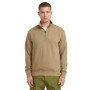 Pull-over G-STAR Nifous Half Zip pour Homme en Beige Safari