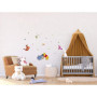 Autocollant Mural Disney Winnie l'Ourson - 30 x 30 cm