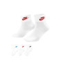 Chaussettes NIKE Unisex Everyday Essential - Blanc