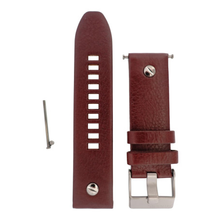 Bracelet en Cuir Marron Diesel pour Montre DZ7258 - 24mm