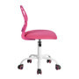 Fauteuil Dentaire Ergonomique Pivotant Rose Foncé pour Assistant