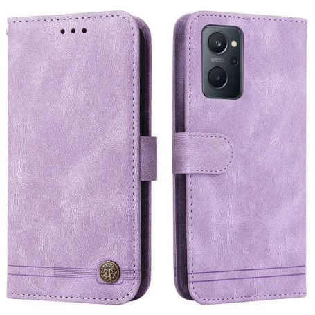 Coque en Cuir SEAHAI pour Oppo A96/A76 et Realme 9i - Étui Portefeuille Antichoc Violet