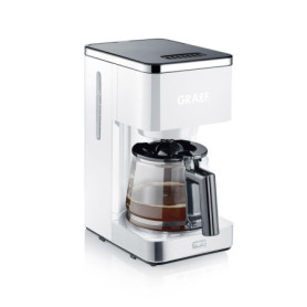 Cafetière GRAEF FK401 Blanc avec maintien au chaud et pré-infusion