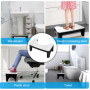 Tabouret Pliant Ergonomique pour Salle de Bains - Idéal pour Toilettes et Douche