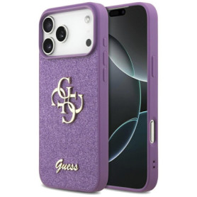 Coque à Paillettes Guess pour iPhone 17 Pro Max - Lilas
