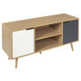 Meuble TV Scandinave HOME DECO FACTORY - Design Moderne avec Rangement et Tiroir