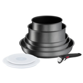 Batterie de Cuisine Tefal Ingenio 8 Pièces - Poêles et Casseroles Empilables