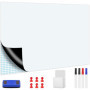 Tableau Blanc Magnétique Autocollant ECHOBUY 60x90cm avec Accessoires