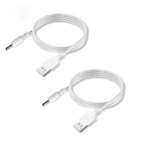 Câbles Alimentation USB vers DC 3,5 x 1,35mm - Pack de 2 - 100cm
