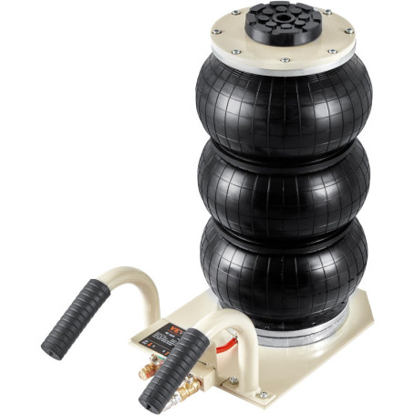 Cric Pneumatique VEVOR 3 Tonnes avec Triple Coussin d'Air - Levage Rapide 140 à 450 mm