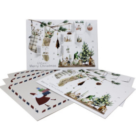Calendriers de l'Avent en Cartes de Noël - Moments de Pleine Conscience
