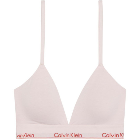 Soutien-Gorge Triangle Femme Calvin Klein Rose Élastique