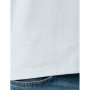 T-Shirt Calvin Klein Monologo Homme en Coton Bleu