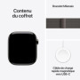 Apple Watch Series 11 GPS + Cellular 46 mm - Montre Connectée Ardoise avec Bracelet Milanais