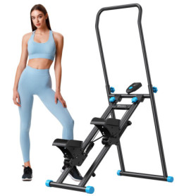 Stepper Escalier MERACH 2025 avec Résistance Réglable et Écran LCD