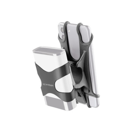 Support de Smartphone et Powerbank pour Vélo NEWRBAN - Recharge Mobile Noir