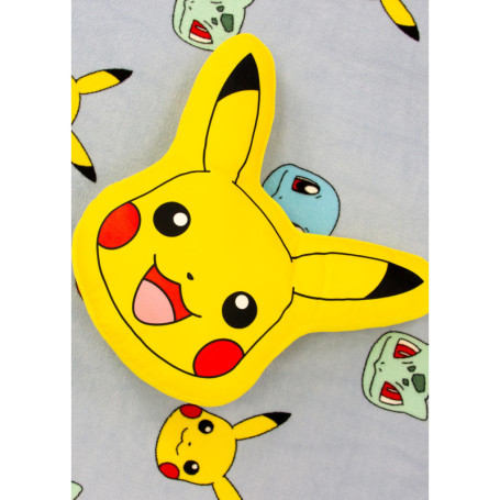 Coussin en Peluche Pikachu - Décoration Idéale pour Chambre ou Salon