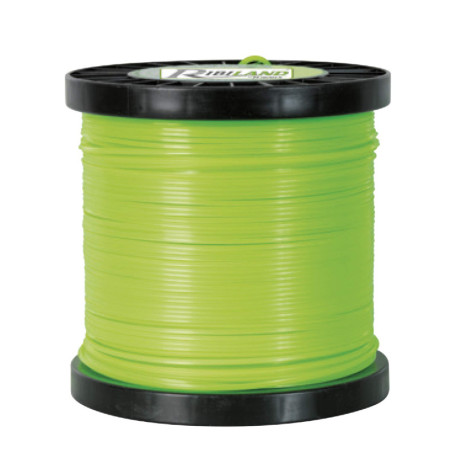 Fil carré RIBIMEX 3 mm x 100 m en bobine - Vert