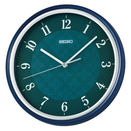 Horloge Murale Ronde Seiko QHA016L en Bleu