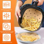 Moule en Silicone pour Friteuse à Air Ninja Foodi 10.4L - 10 Pièces + 150 Feuilles
