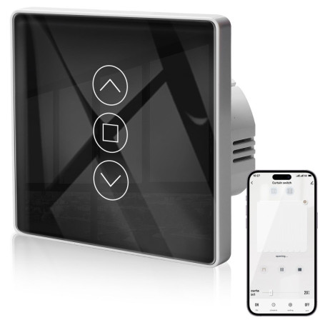 Interrupteur Wi-Fi Intelligent pour Volets Roulants avec Minuterie